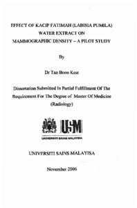 Welcome to Repository USM USM Research and Publication